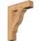 Ekena Millwork Funston Block Smooth Bracket, Western Red Cedar, 3 1/2"W x 16"D x 20"H BKT04X16X20FST05SWR - alternate 1